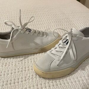 White Rothy’s sneakers